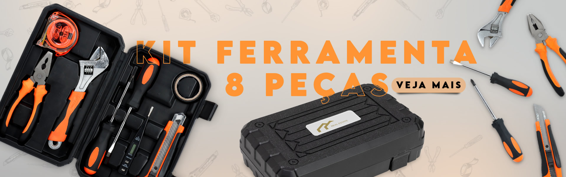 Kit Ferramenta 8 Peas