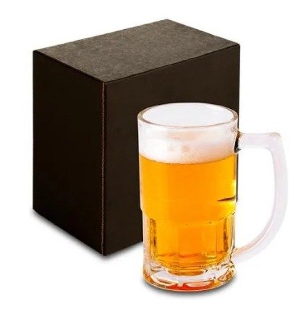 Caneca De Vidro Para Chopp / Cerveja - 340 Ml