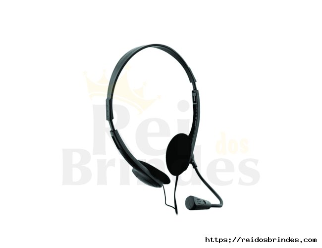 Headset com fio P2 Office 10 preto